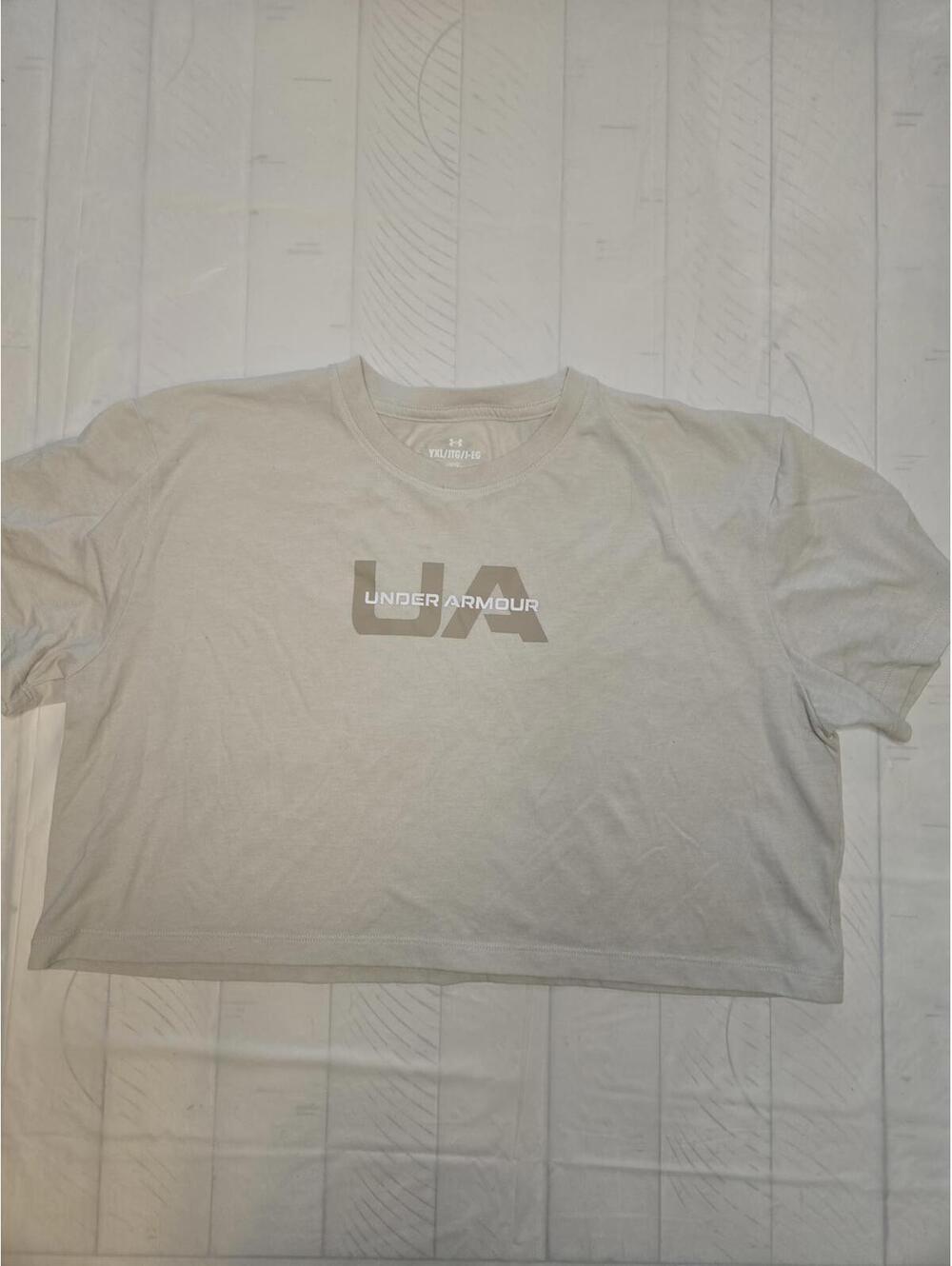 Under Armour Girls Youth XL Cropped Graphic T-Shirt